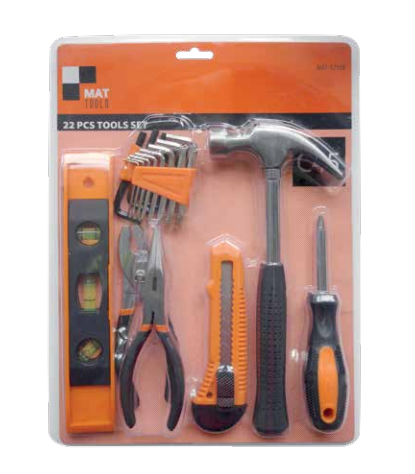Zestaw narzędzi 22 szt. MAT-57108 HURT 6 kompletów