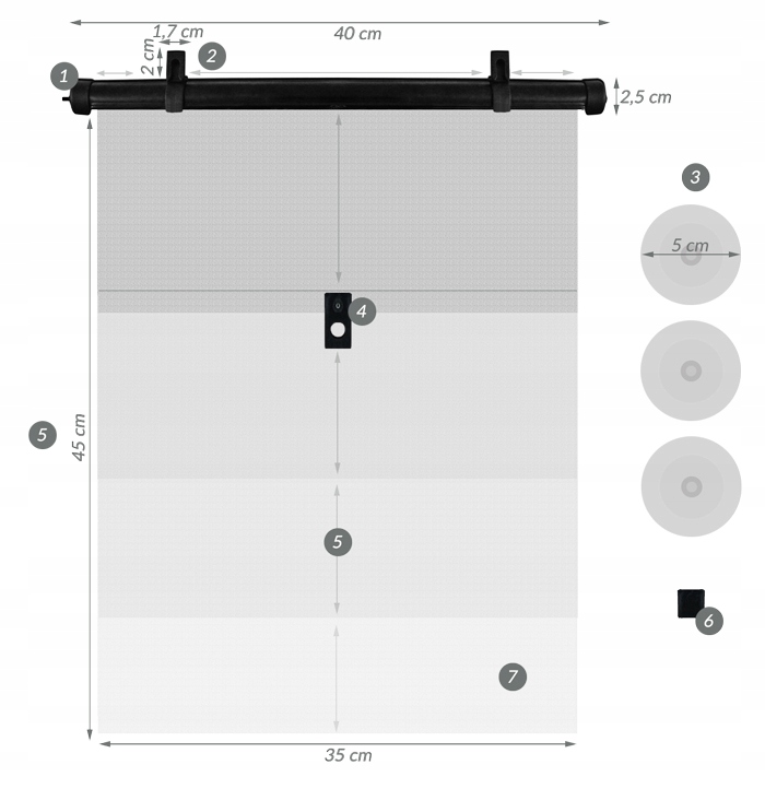 ROLETA ROLETKA PRZECIWSŁONECZNA ZASŁONKA FROZEN 2 Producent Seven