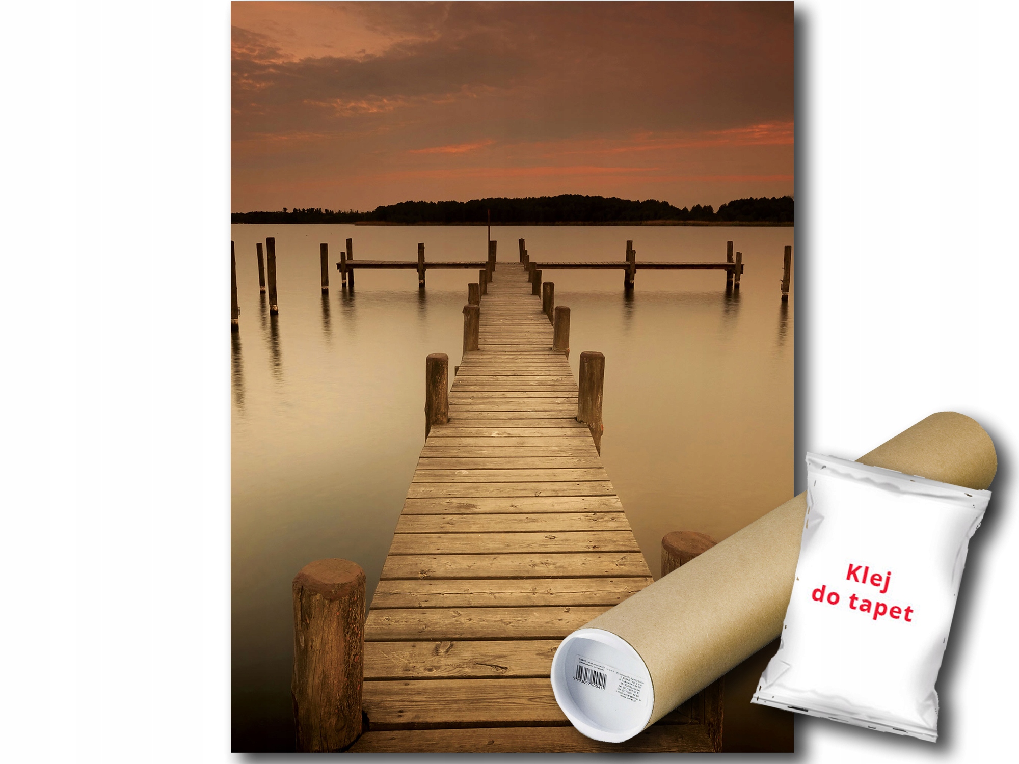 Fototapeta Molo Jezero 3B Panxl 206x275 F2654