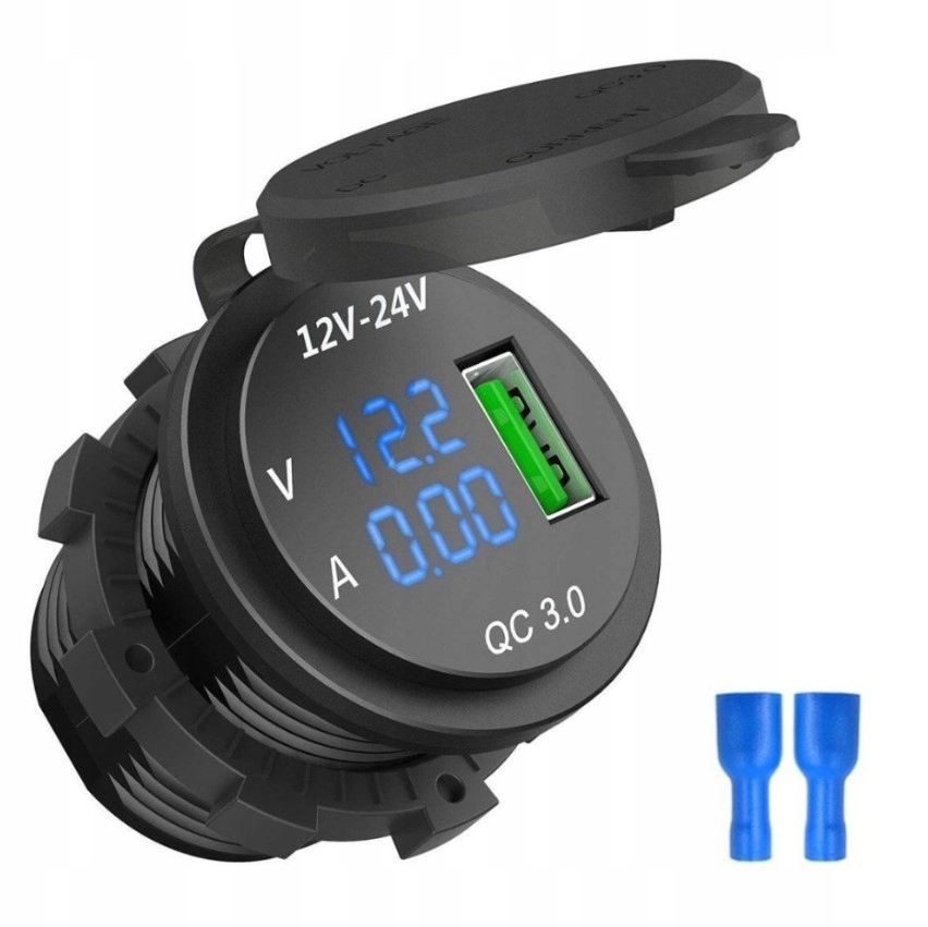 

3.0 Ładowarka Usb Z Woltomierzem I Amperomierzem B