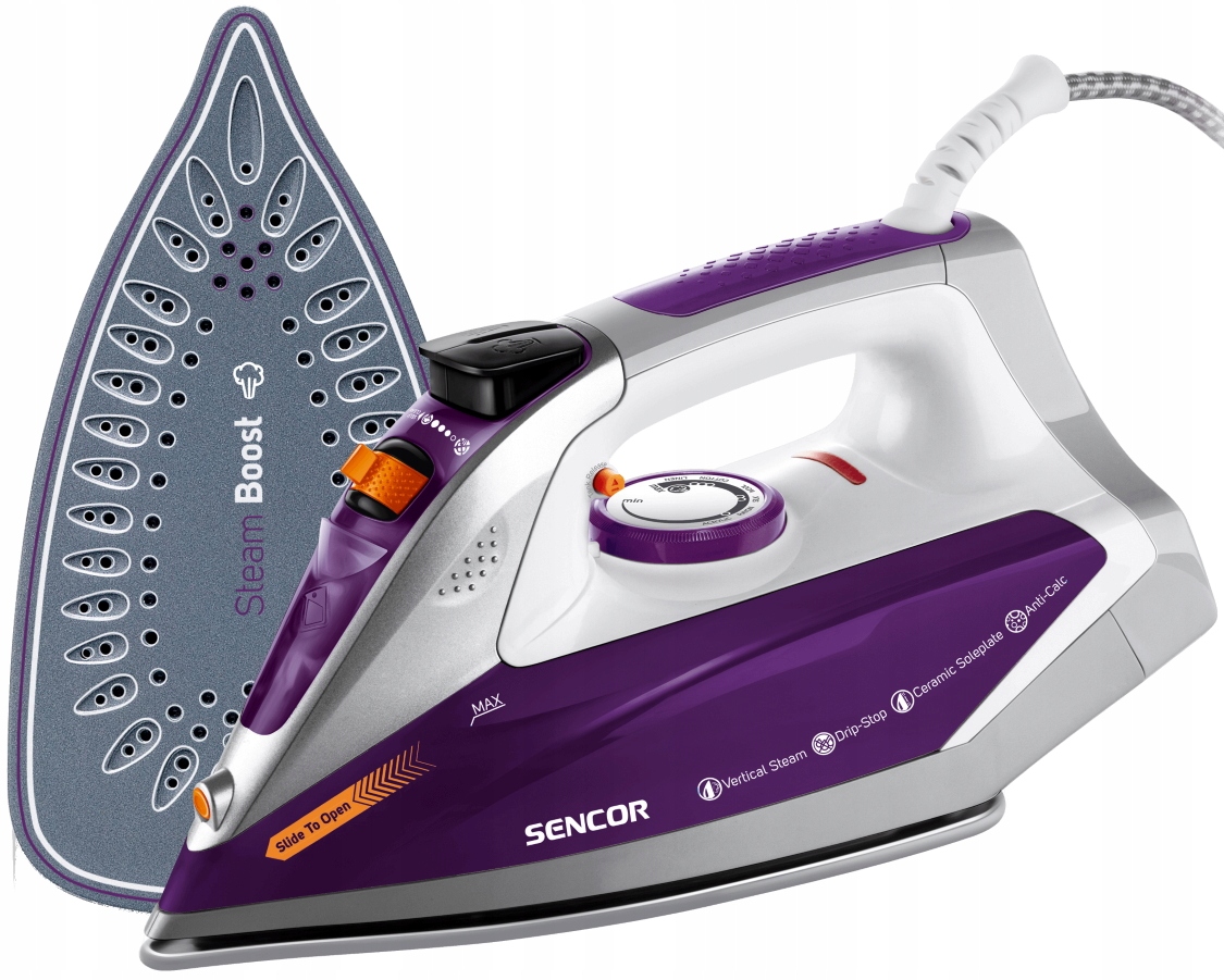 

Żelazko parowe Sencor Ssi 8710VT Strażak Anti Drip