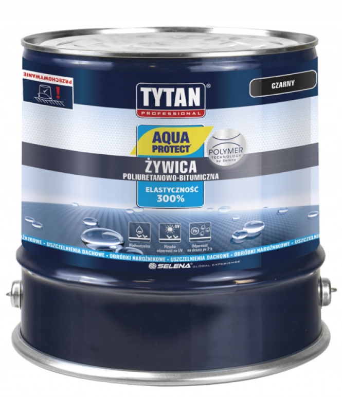 

Aqua Protect Żywica Poliuretanowo-bitumiczna Tytan