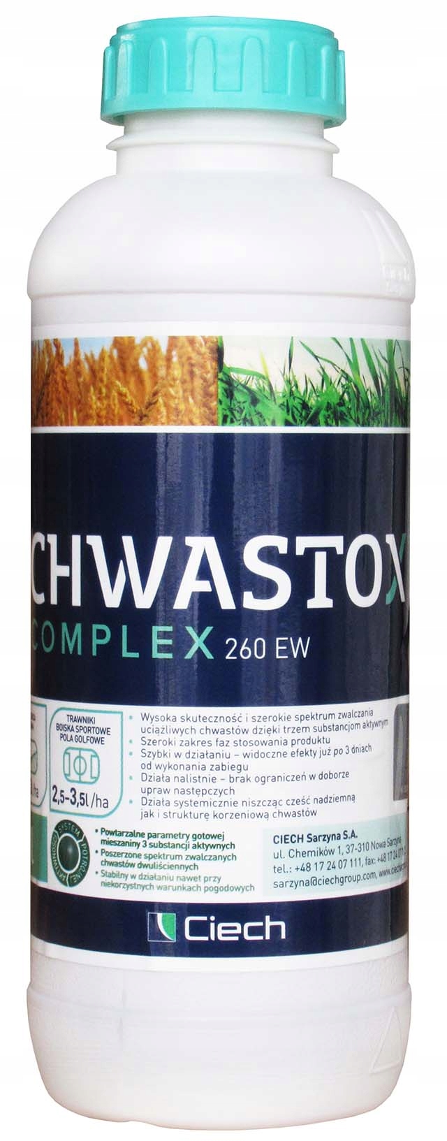 

Chwastox Complex 260 Ew 1L Chwasty Trawniki Boiska