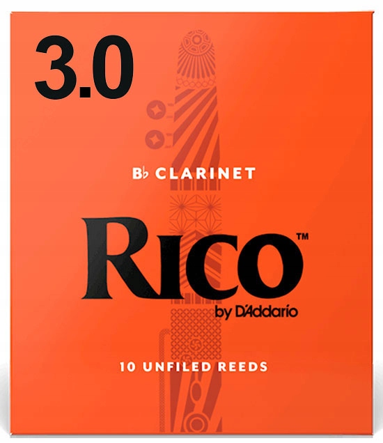 D'Addario Rico stroik do klarnetu Bb 3,0