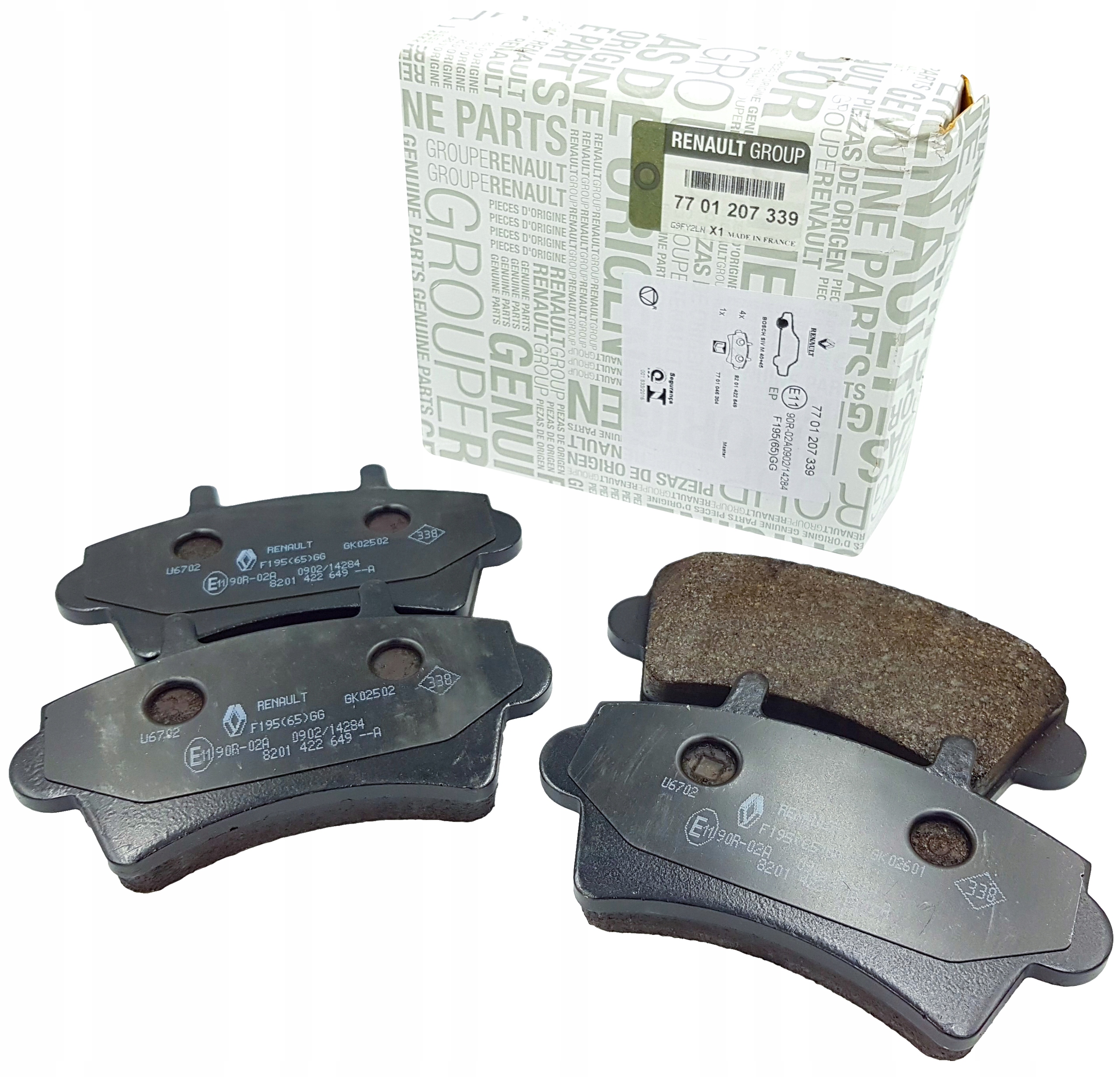 RENAULT MASTER II KLOCKI HAMULCOWE PRZÓD OE