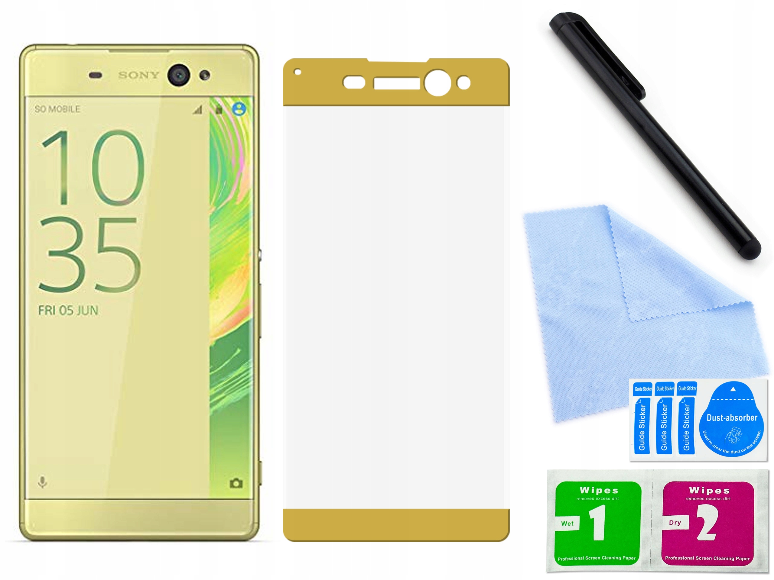 

Szkło hartowane do Sony Xperia Xa Ultra Złote