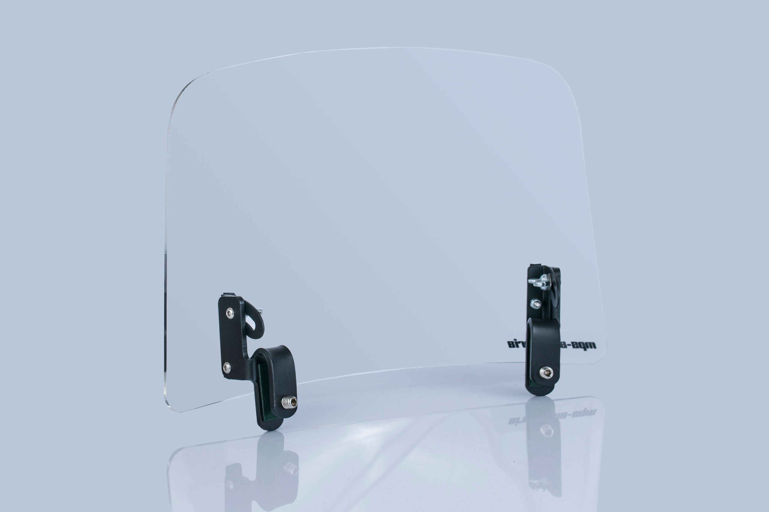 DEFLEKTOR motocyklowy uniwersalny BEZBARWNY 25x17 Numer katalogowy części MPS_0172