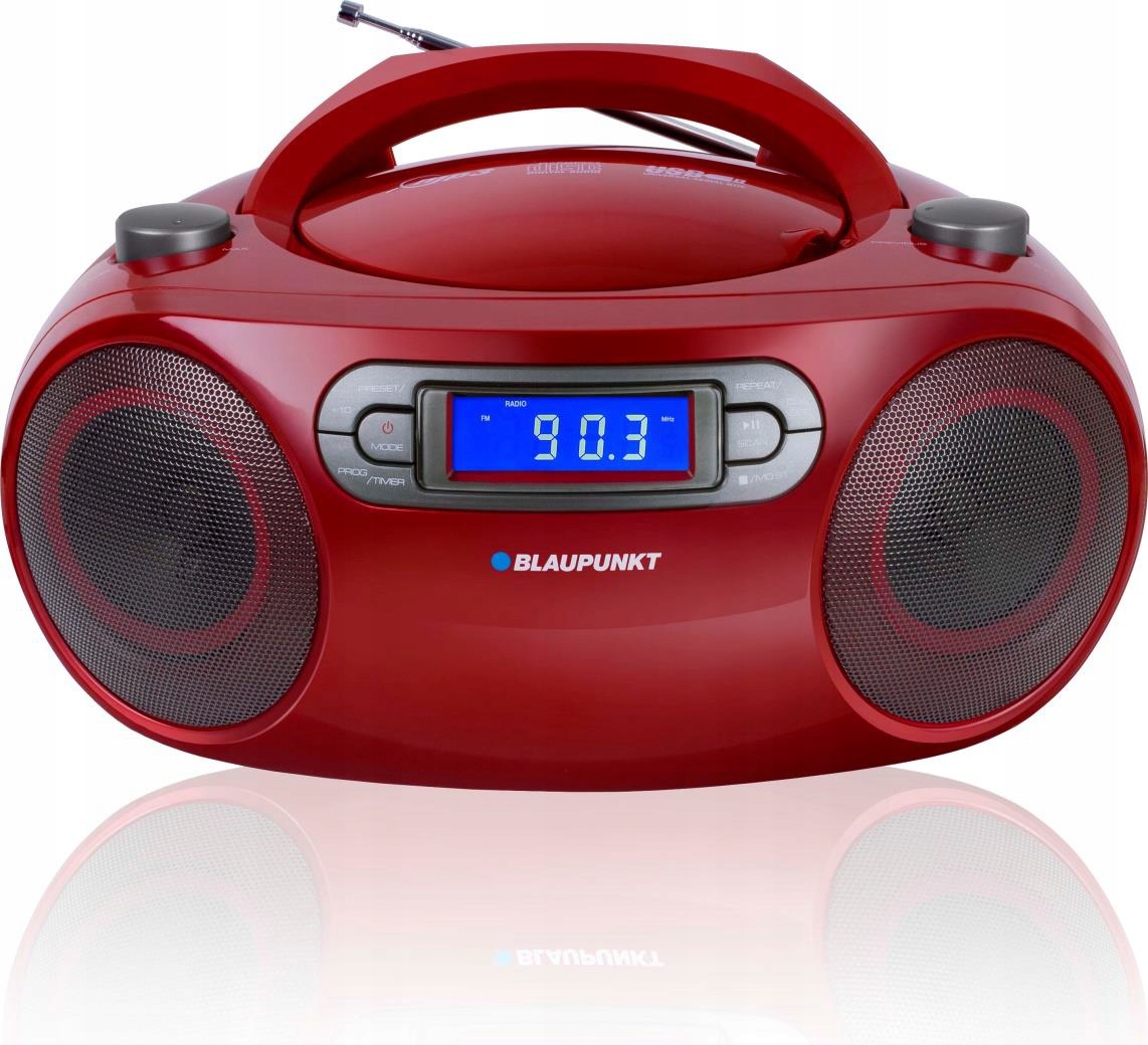 BB18RD Boombox FM/CD/MP3/USB/AUS Blaupunkt