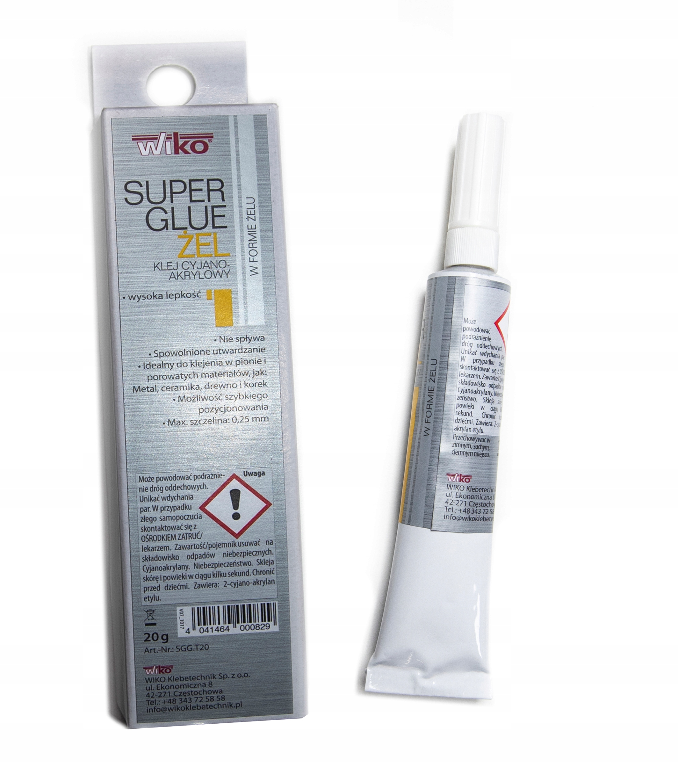 Gęsty klej Glue Żel niecieknący Wiko