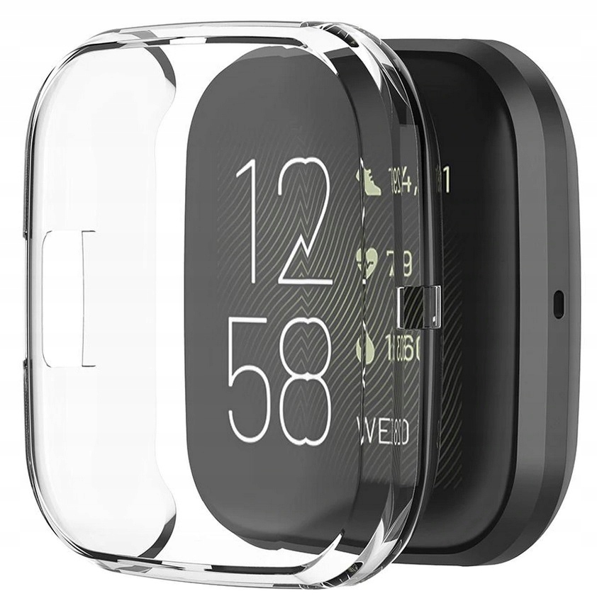 

Etui Silikonowe 2w1 Przód Boki FitBit Versa 2