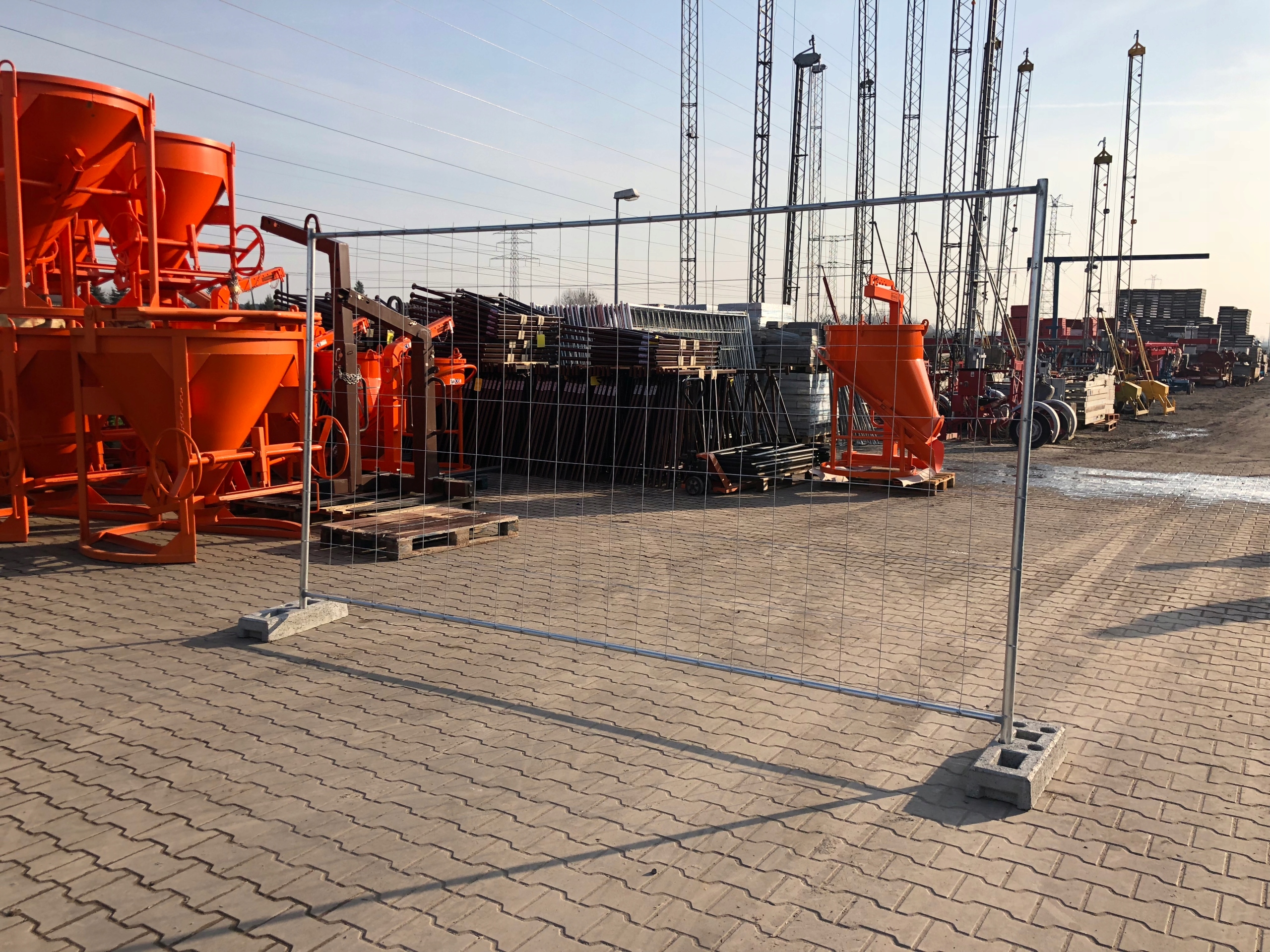 Ogrodzenia budowlane panel ażurowy prosty 263m Producent inna