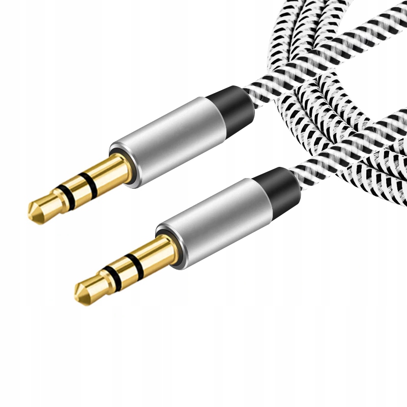 

Kabel 1M Aux Mini Jack 3,5MM Do Samochodu Radio