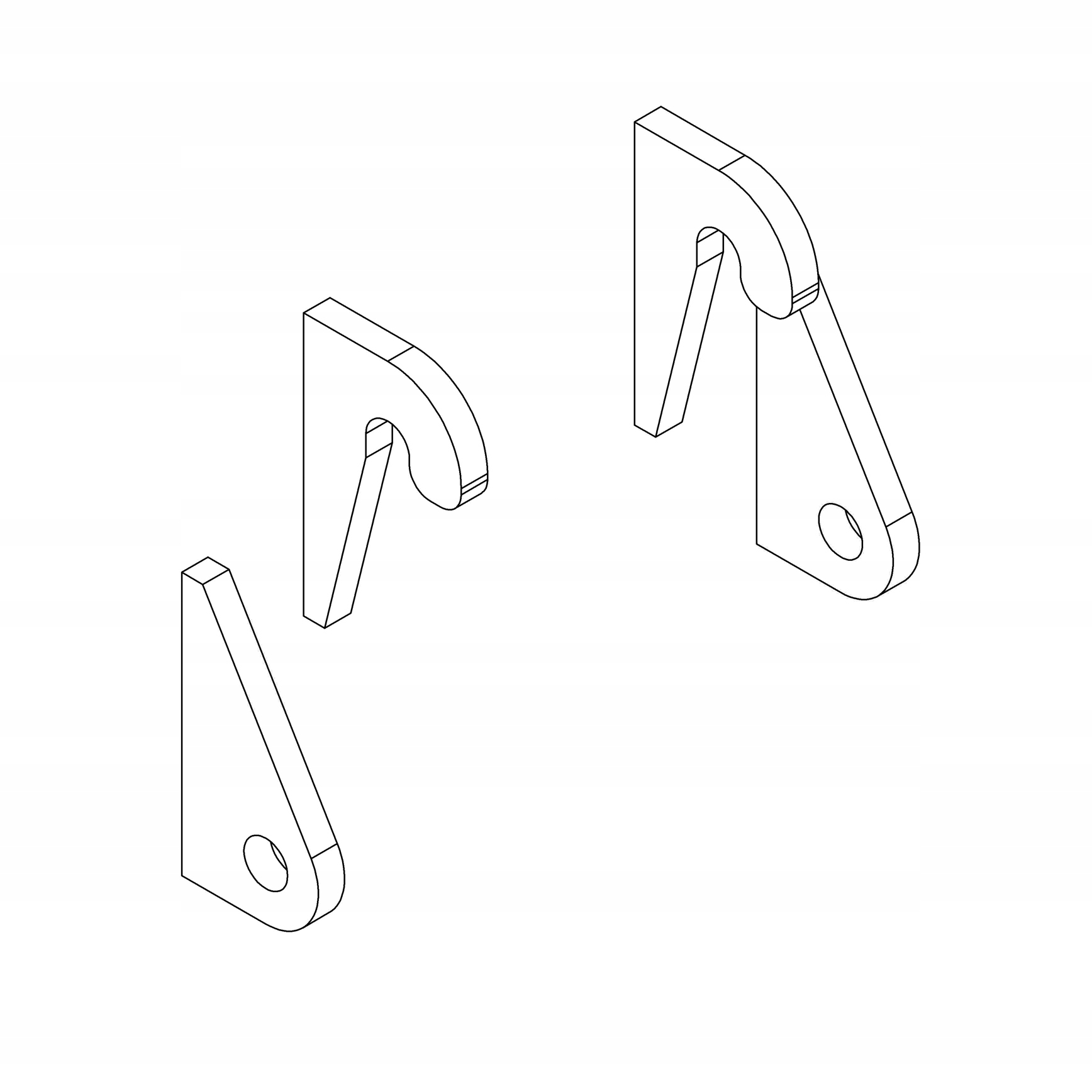 Mocowanie uszy do Ahlmann AS 45 uchwyt szufli