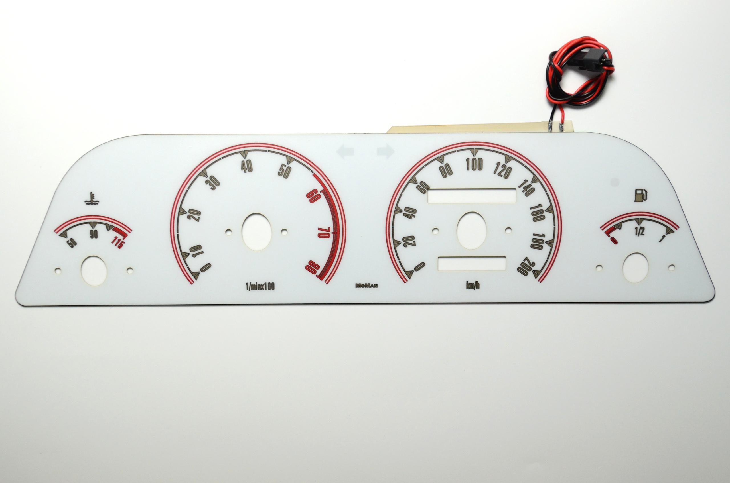 Łada 110 tarcze licznika INDIGLO wzór 1 MoMan