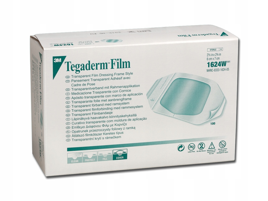 

Tegaderm Film 6x7cm 1624W 100 sztuk