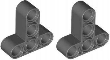 

4You Lego -Technic 60484 Lift T 3X3 C.szary (2szt)