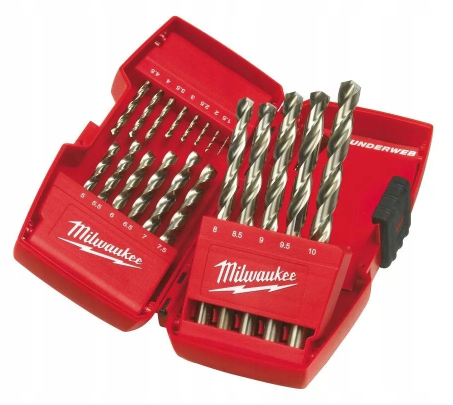

Milwaukee Wiertła Do Metalu Thunderweb 1-10MM 19EL