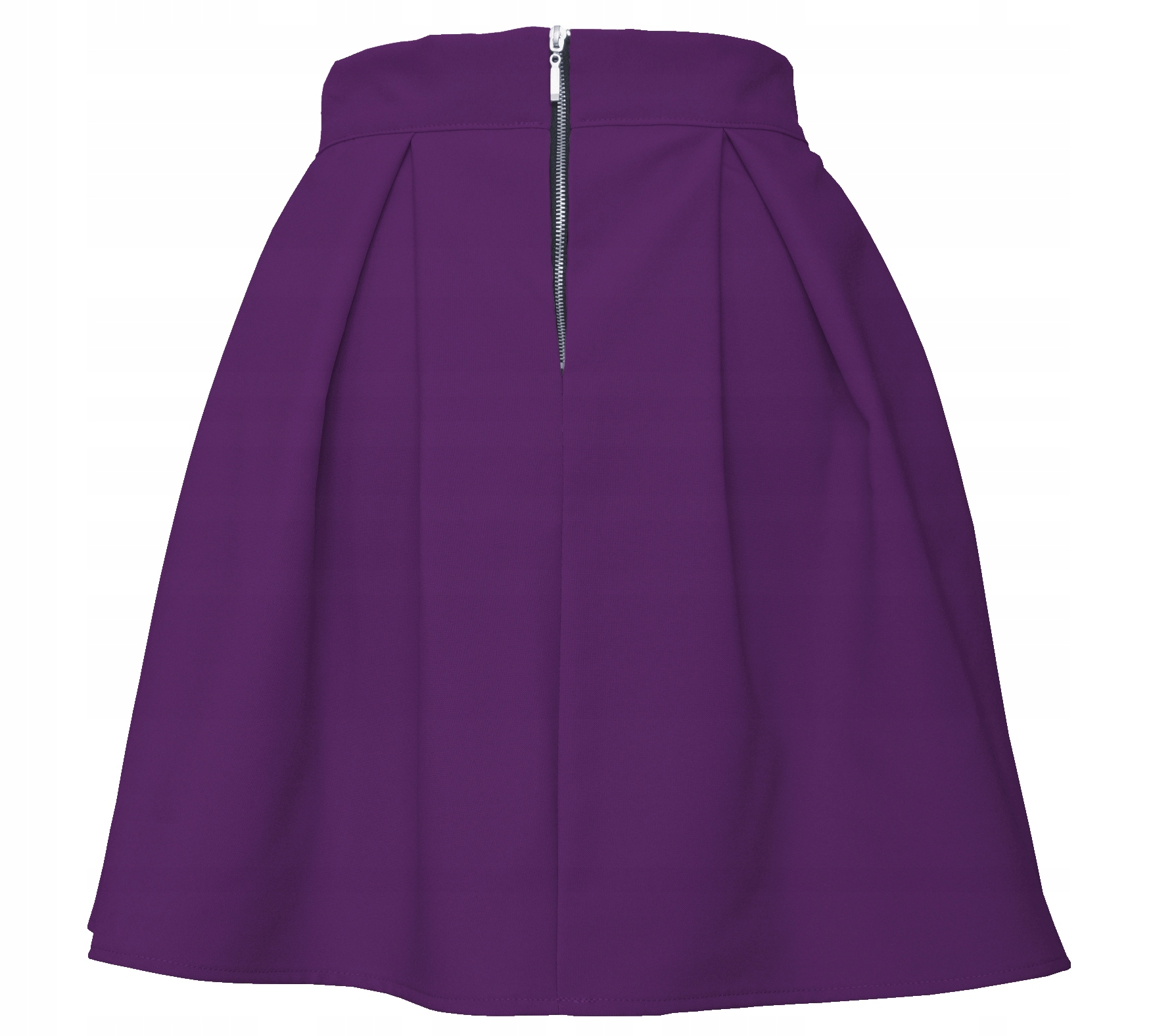 POLSKA FIOLETOWA SPÓDNICZKA W KONTRAFAŁDY 32 XXS Marka inna