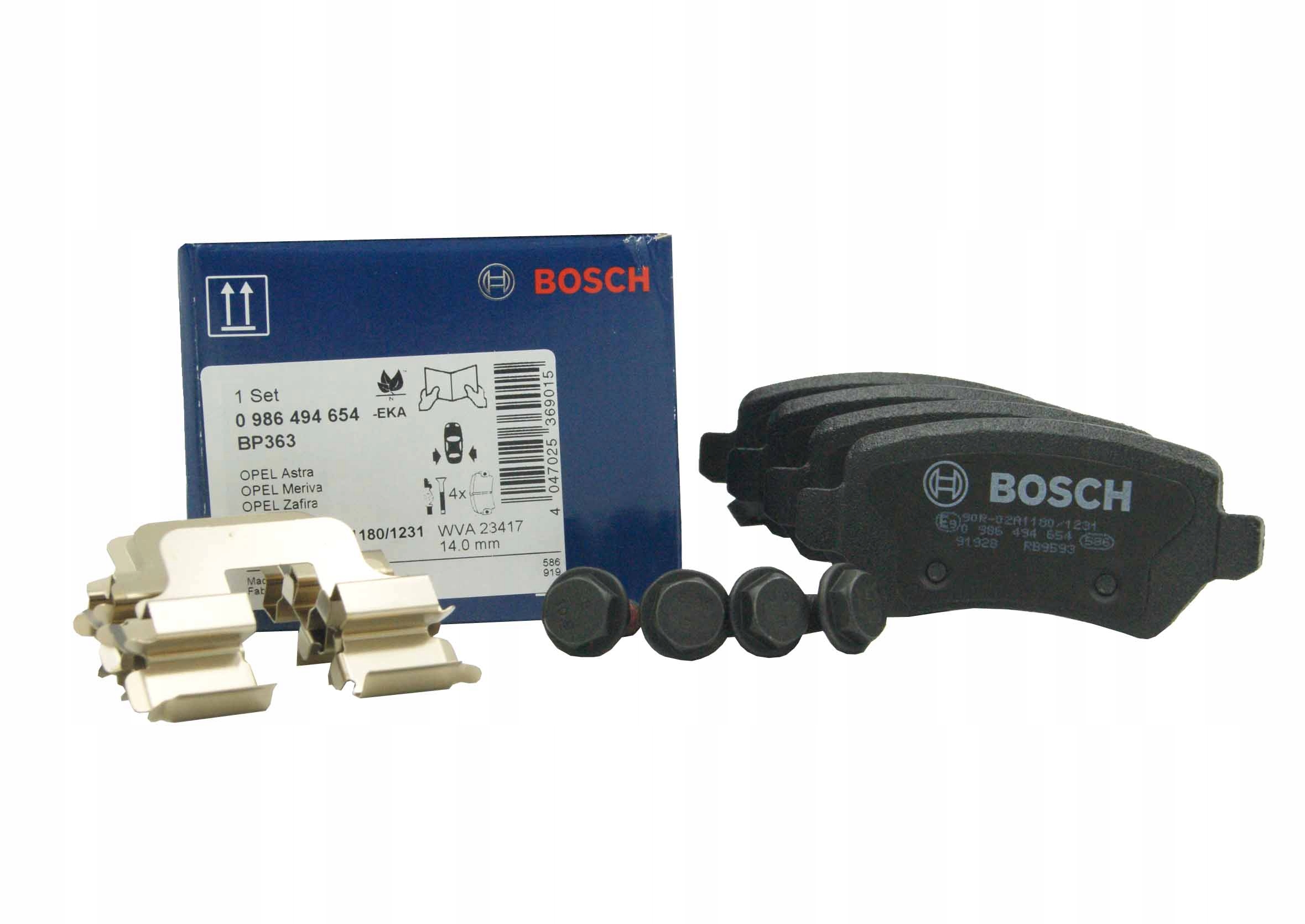 

Bosch Klocki Tył Do Opel Astra G H Meriva Zafira