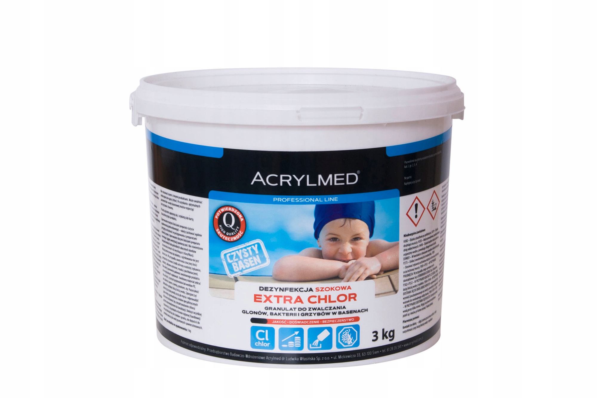 

Chemia basen Extra Chlor3 kg, chlor szok, granulat