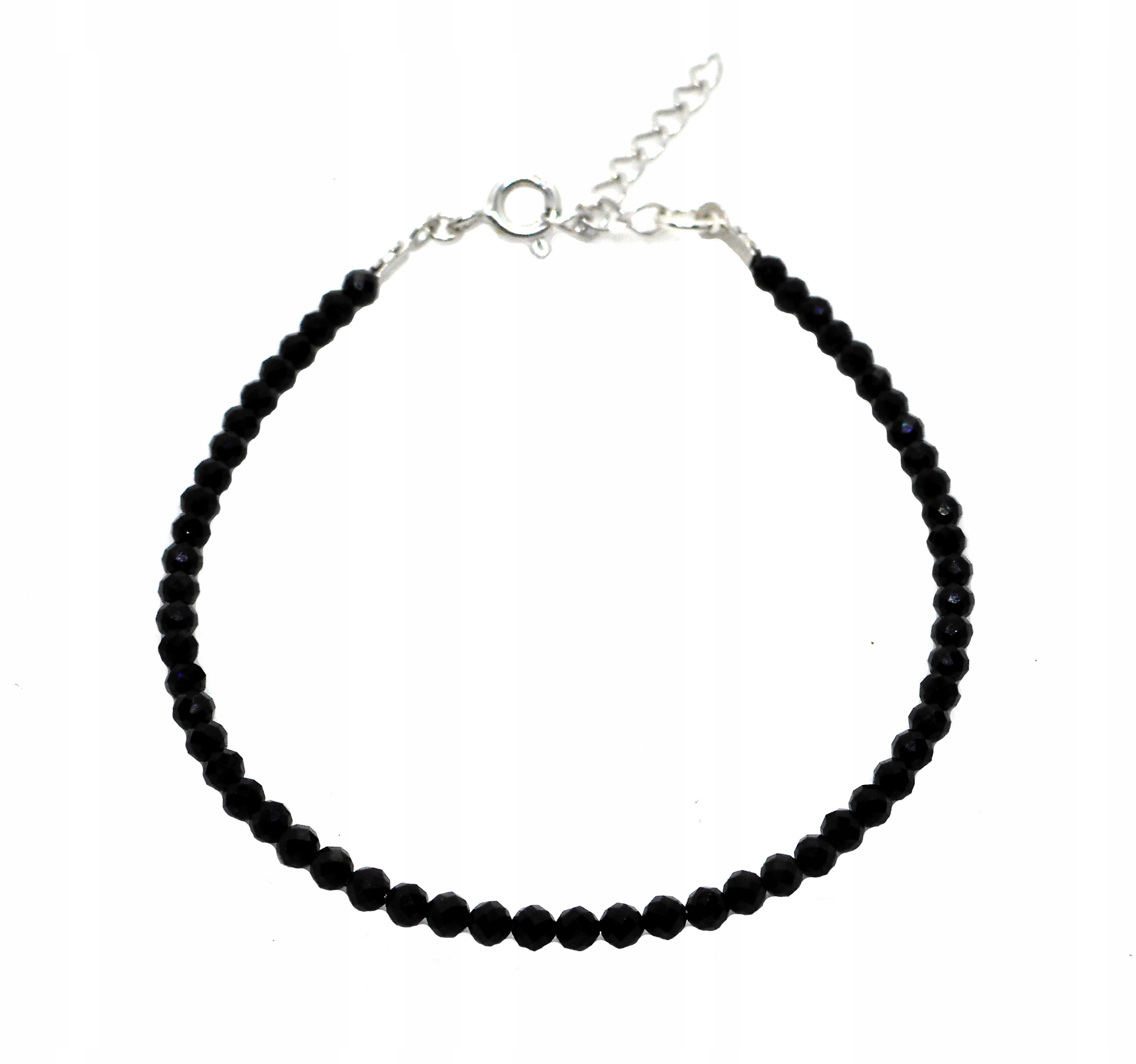 

Bransoletka naturalny spinel 2mm srebro 925