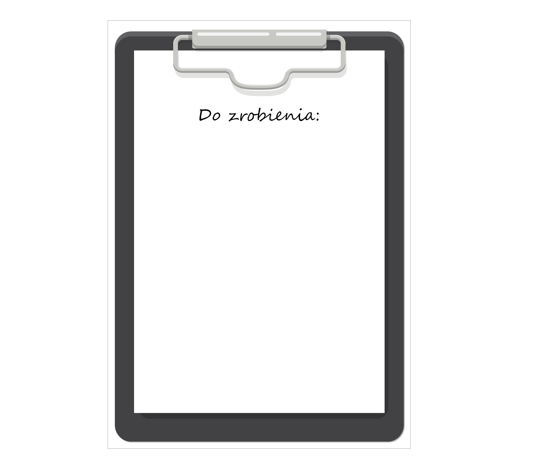 

Magnes na lodówkę Notes Notatnik do zrobienia A4