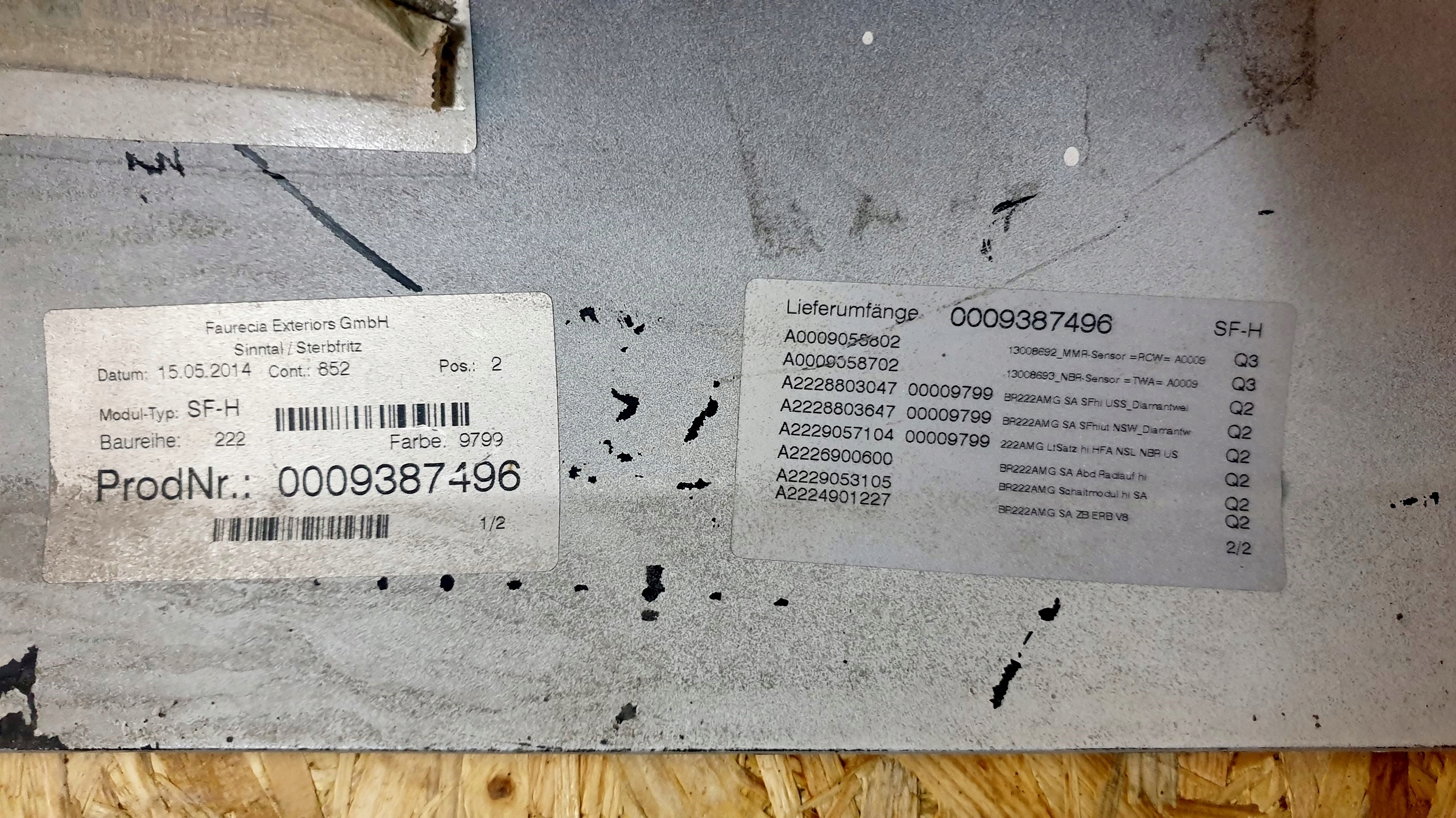 Mercedes W222 AMG 63 Zderzak Tył Kompletny S63 - galeria