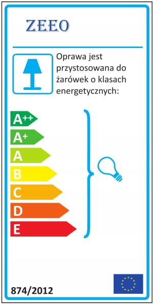 Kinkiet łazienkowy ZH-85 LED ścienny Kolekcja ZEEO