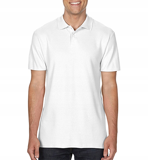 

Koszulka męska Polo Gildan 170 g r L White