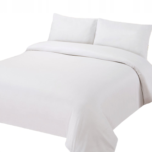 

Pościel Biała Hotelowa Dom 140x200 Bawełna 150G/m2