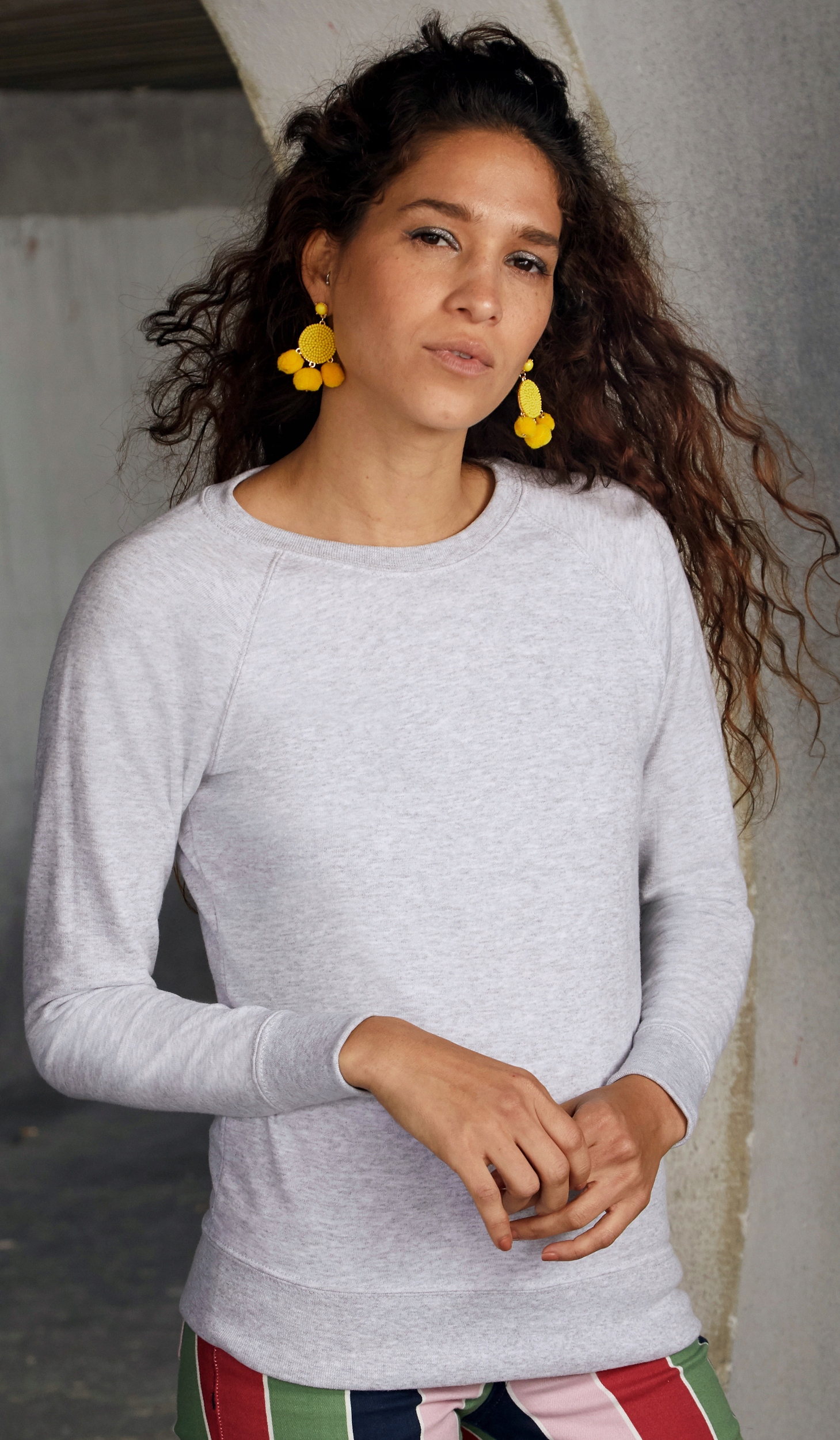 DAMSKA BLUZA PROSTA - FRUIT - LIGHT l. graphi. M Kolekcja Lightweight