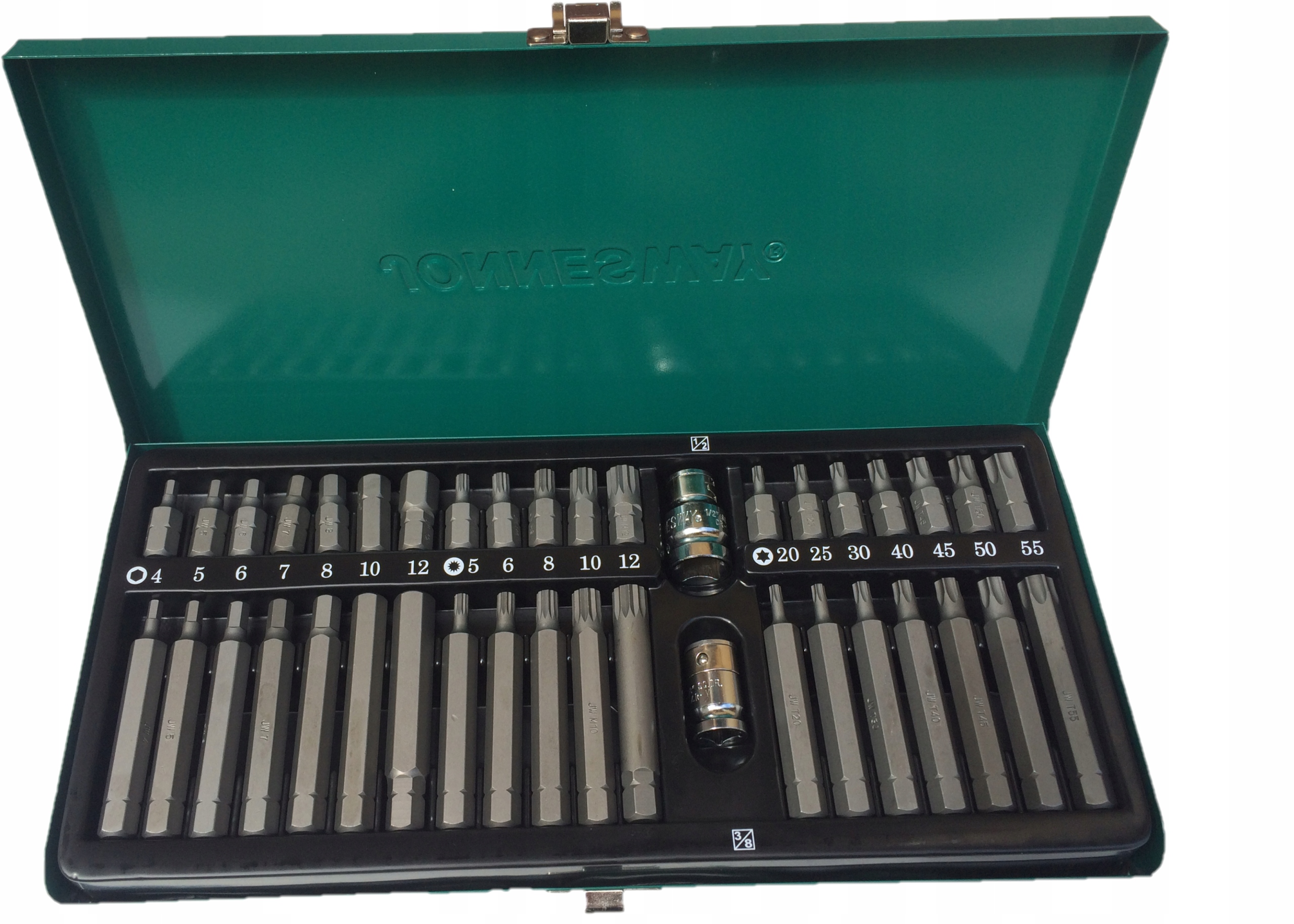 

Jonnesway Zestaw bitów 40 szt. Torx imbus Xzn