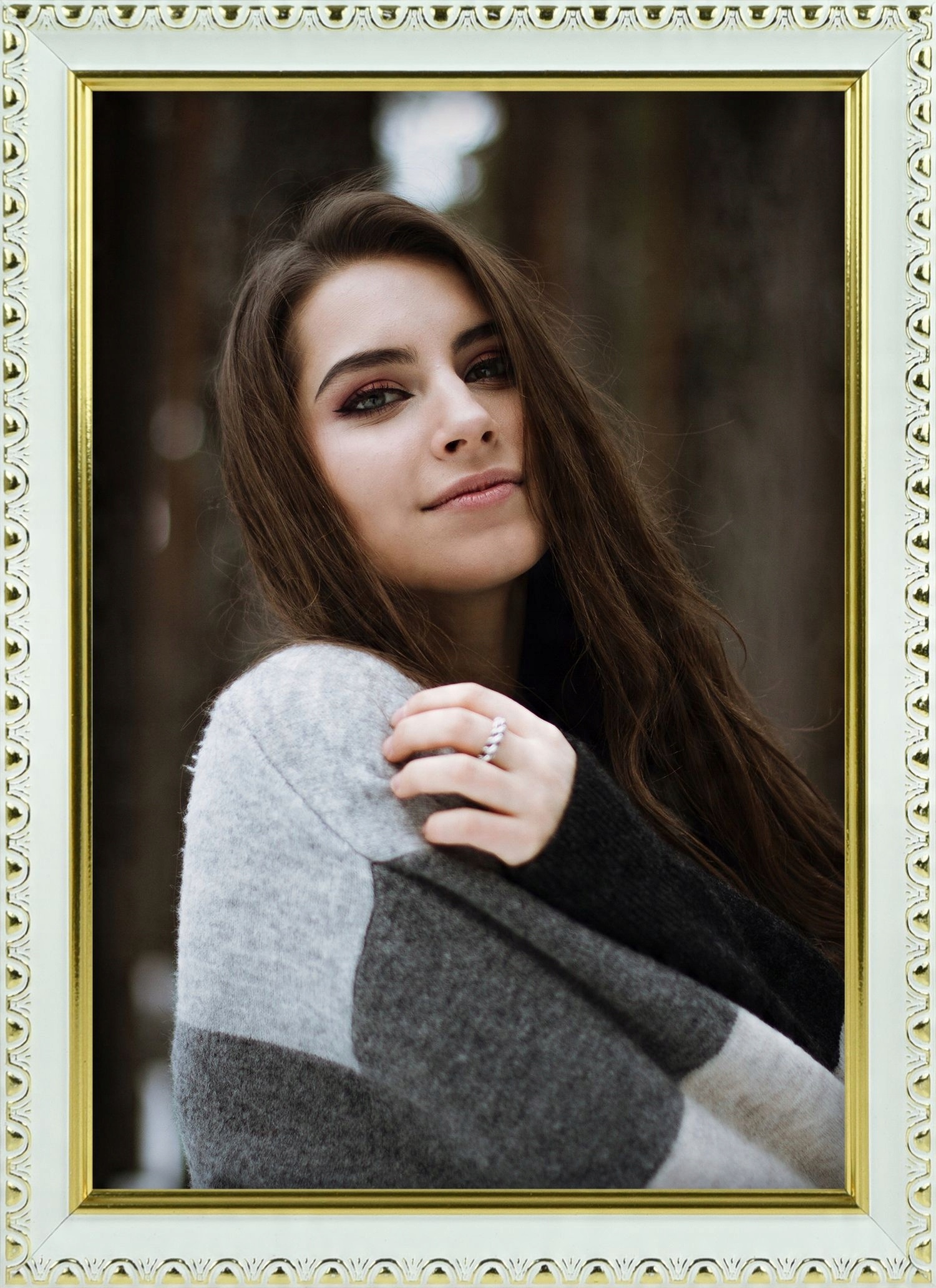 

Rama Na Zdjęcia Biała 18x24 CM Foto Ramka