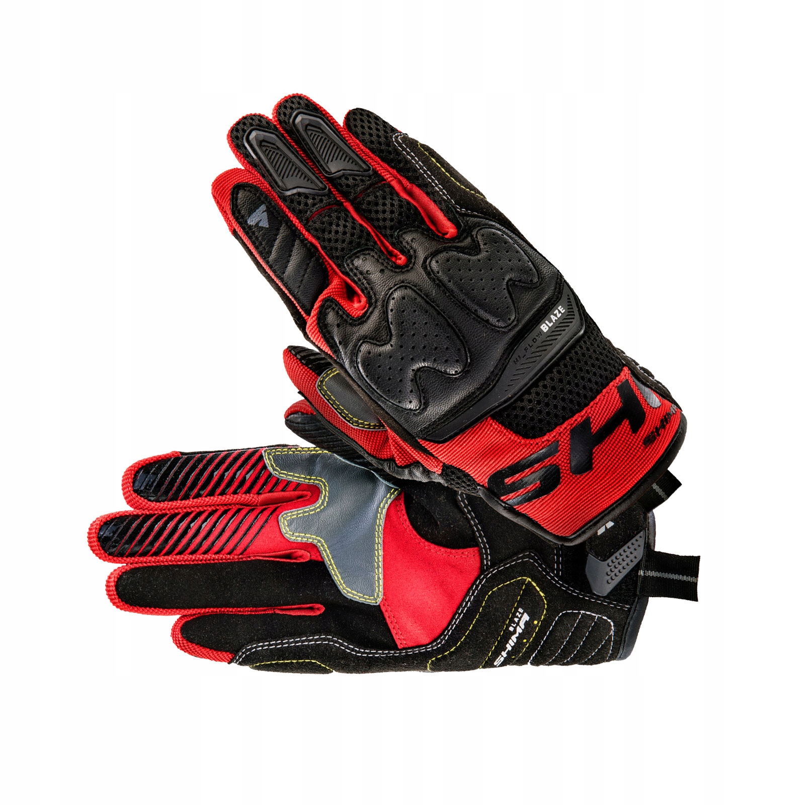SHIMA BLAZE RED Rękawice motocyklowe LATO GRATIS Typ Turystyczne / Miejskie