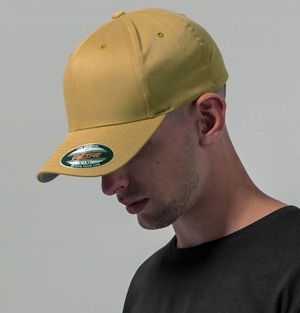 YUPOONG rozm. XXL FLEXFIT czapka FULLCAP Royal Kolekcja Wooly Combed