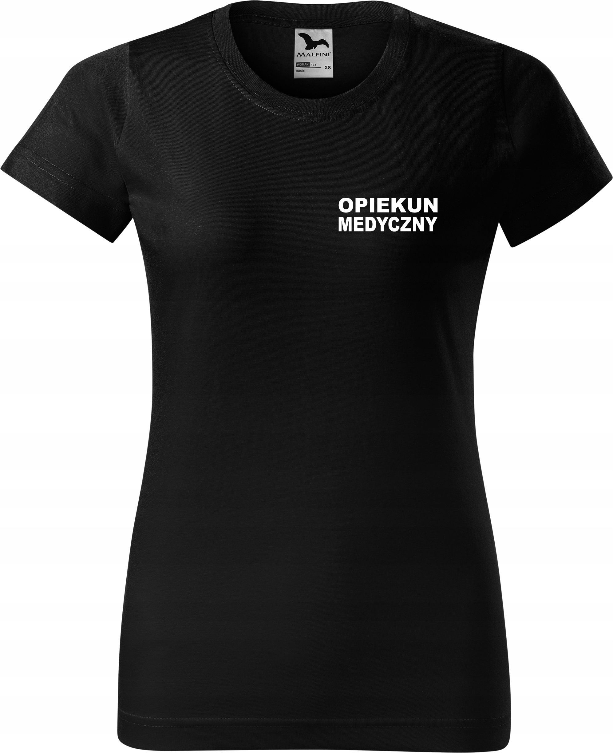 

Koszulki T-shirt medyczne Opiekun Medyczny Czarna