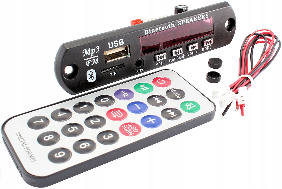 

Odtwarzacz Bluetooth MP3 Usb Wzmacniacz 2x15W