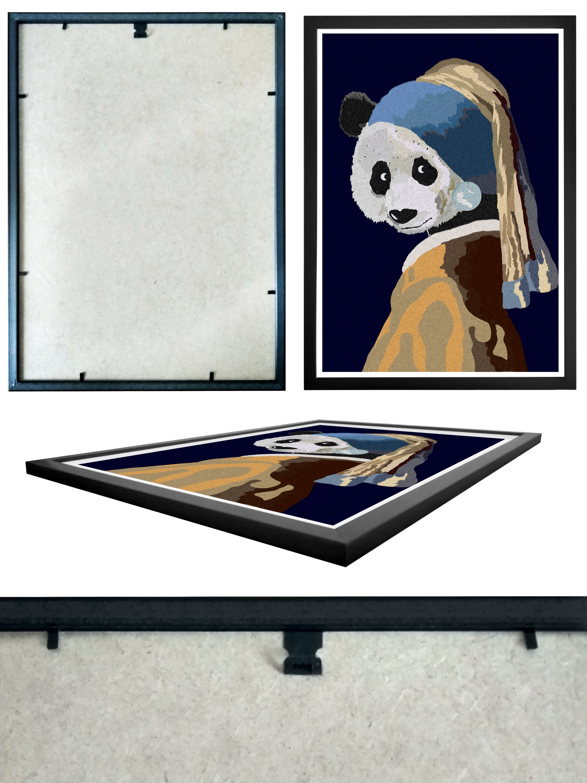 PLAKAT OBRAZ A3 PANDY MALARSTWO ŚMIESZNY PREZENT Marka inna