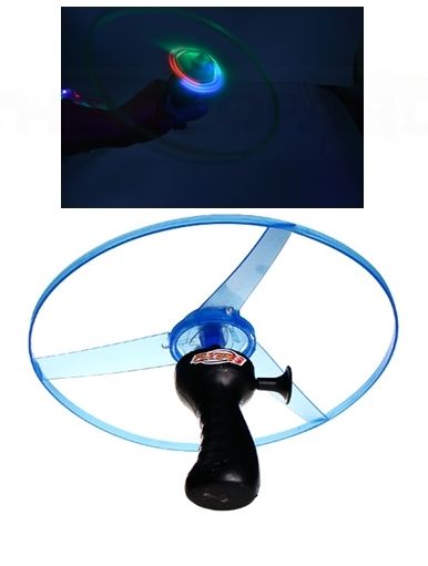 Latający pierścień UFO + LED +wyrzutnia HIT LATA Seria 1