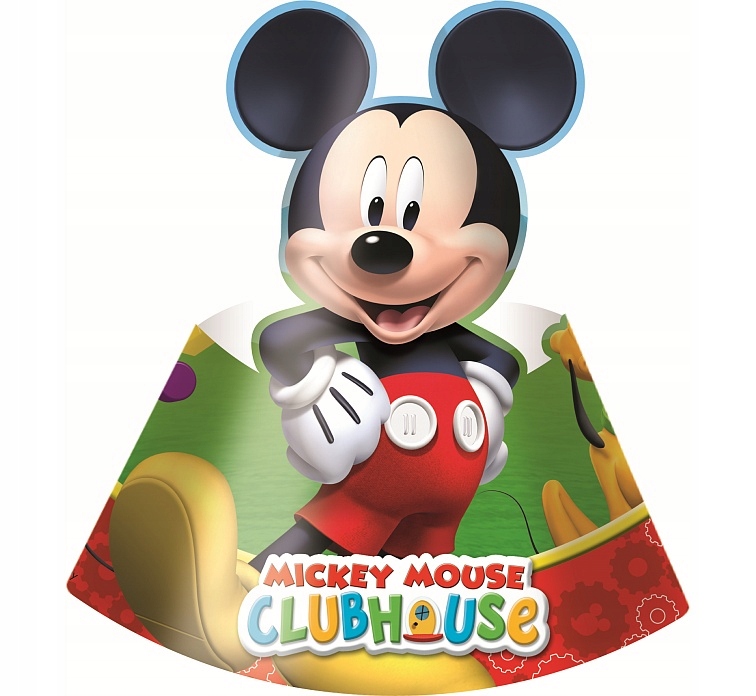 

Czapeczki papierowe Playful Mickey Myszka Miki