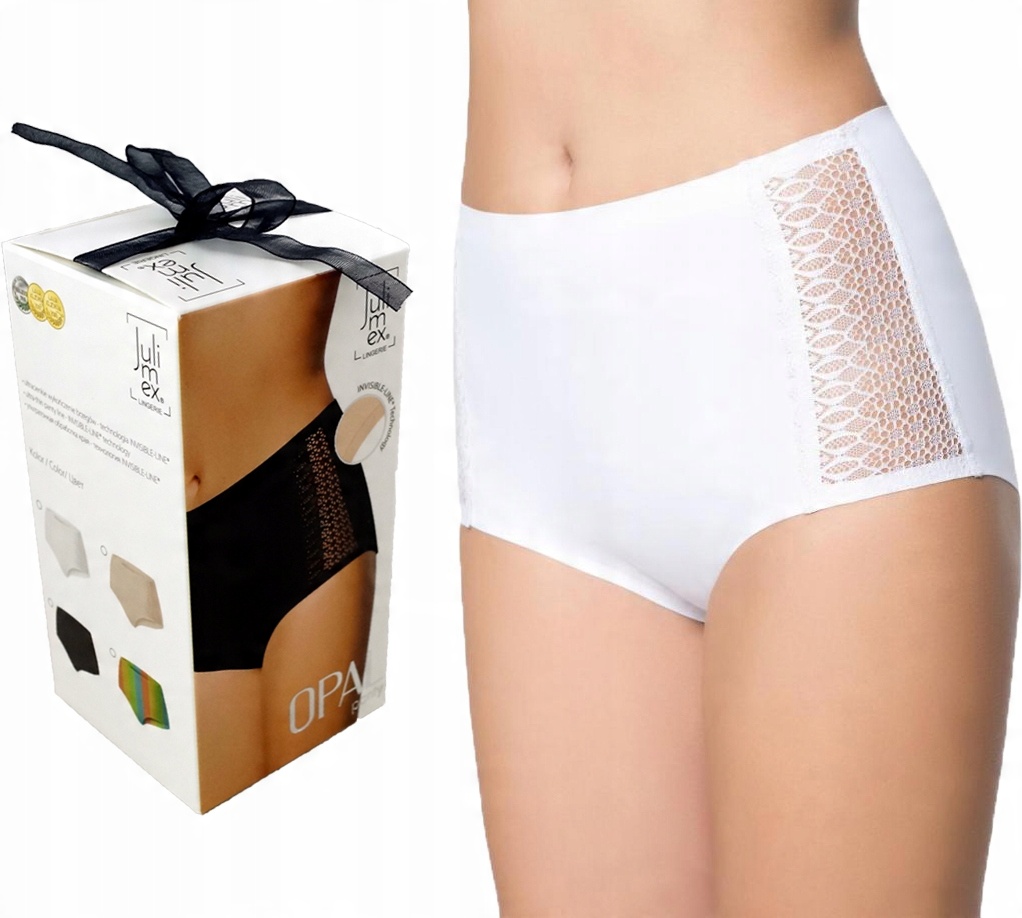 

Figi Julimex majtki bezszwowe Opal Wysoki Stan XL