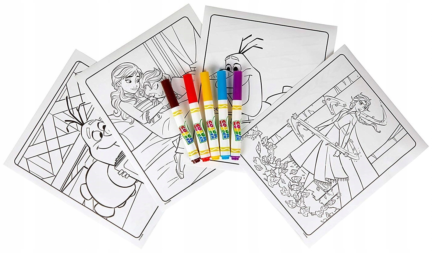 Frozen 2 Kolorowanki Magiczne Pisaki Elsa Anna ISBN 071662870027