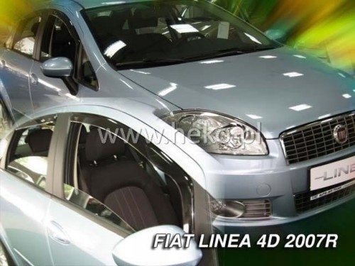 OWIEWKI HEKO FIAT LINEA 4D 2007- PRZÓD TYŁ Rodzaj owiewki