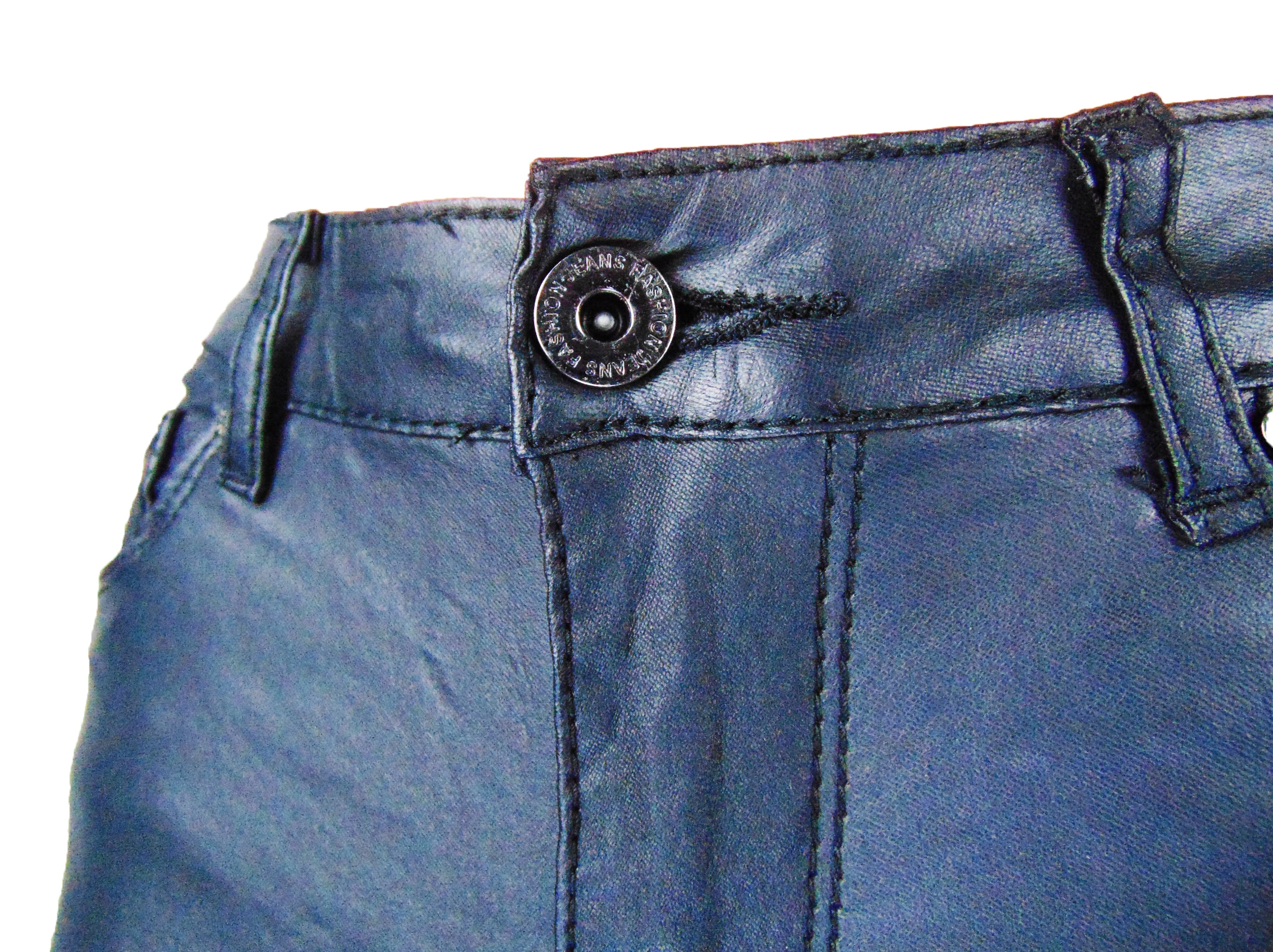 SPODNIE WOSKOWANE GOODIES JEANS CZARNE PUSH R38/M Rozmiar 38