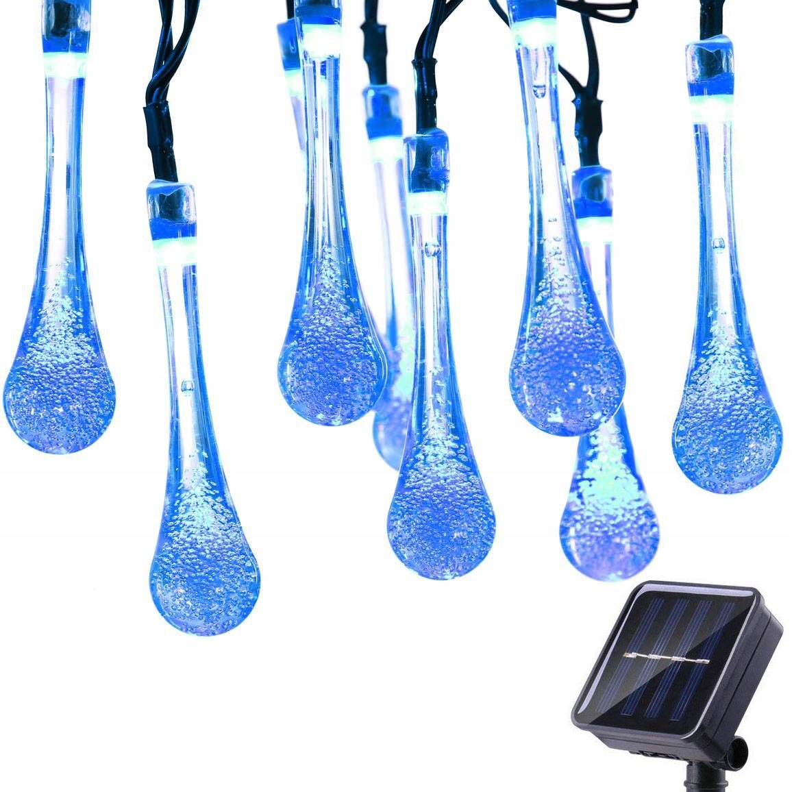

50 Led 7 M Lampki Solarne Ogrodowe Żarówka Lampa