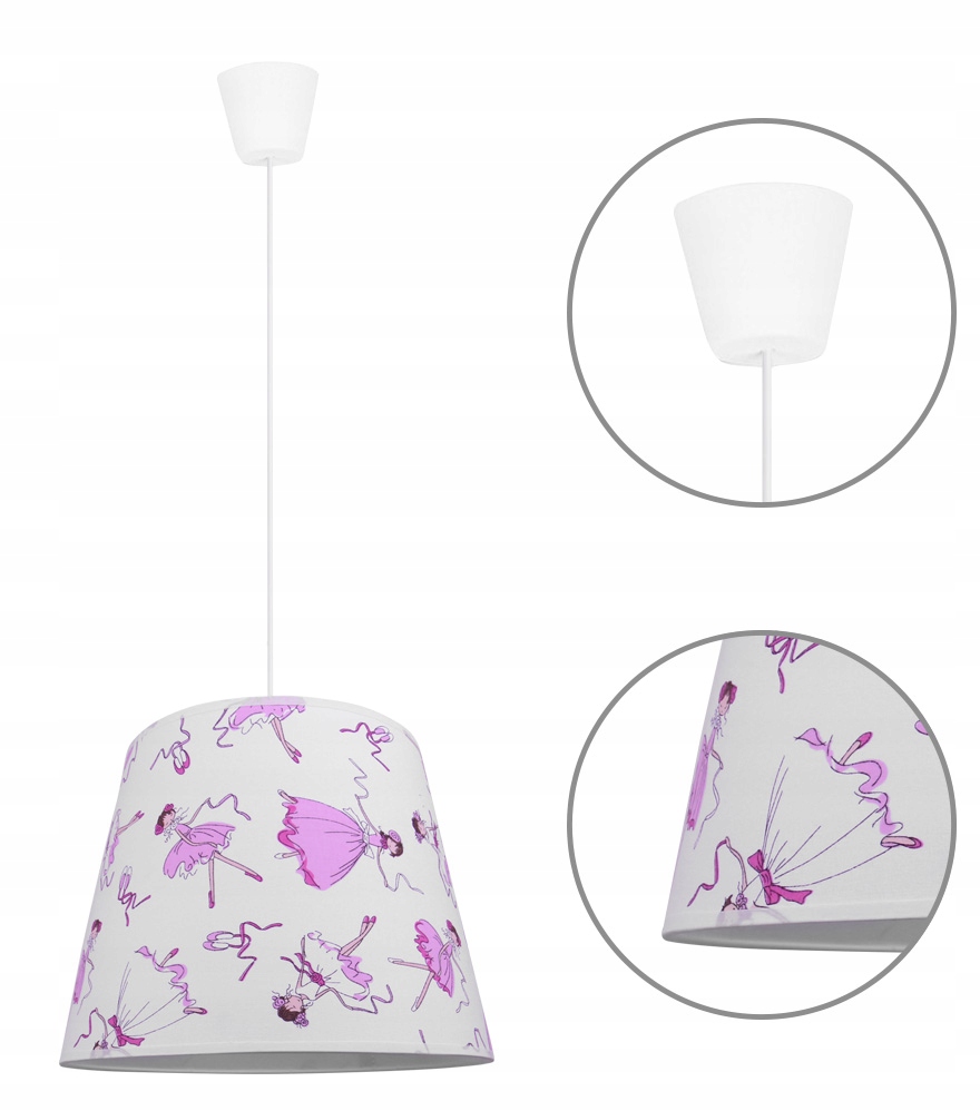 LAMPA SUFITOWA WISZĄCA ABAŻUR ŻYRANDOL PLAFON LED Rodzaj gwintu E27