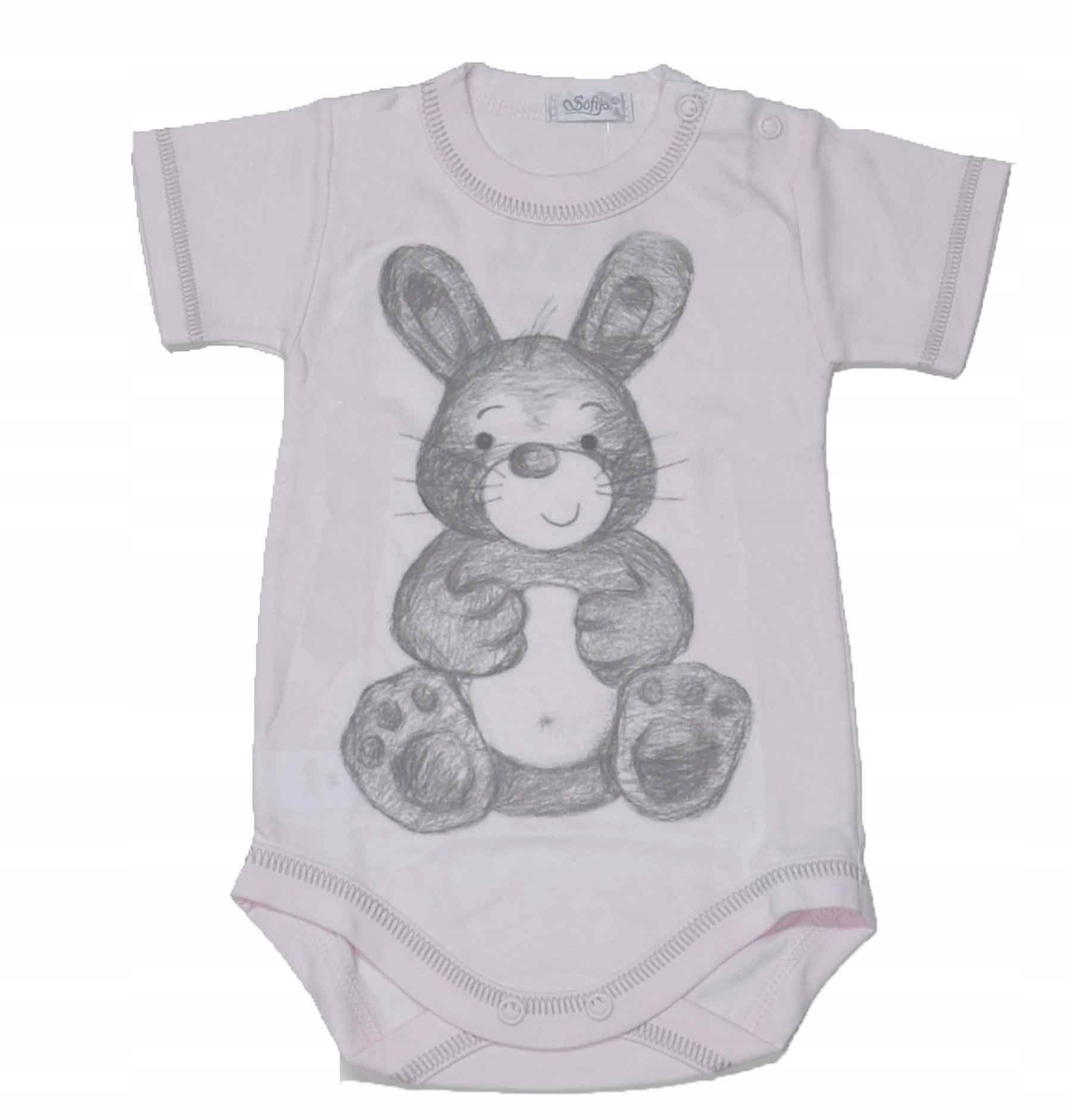 SOFIJA RÓŻOWE BODY WZ020 R.68