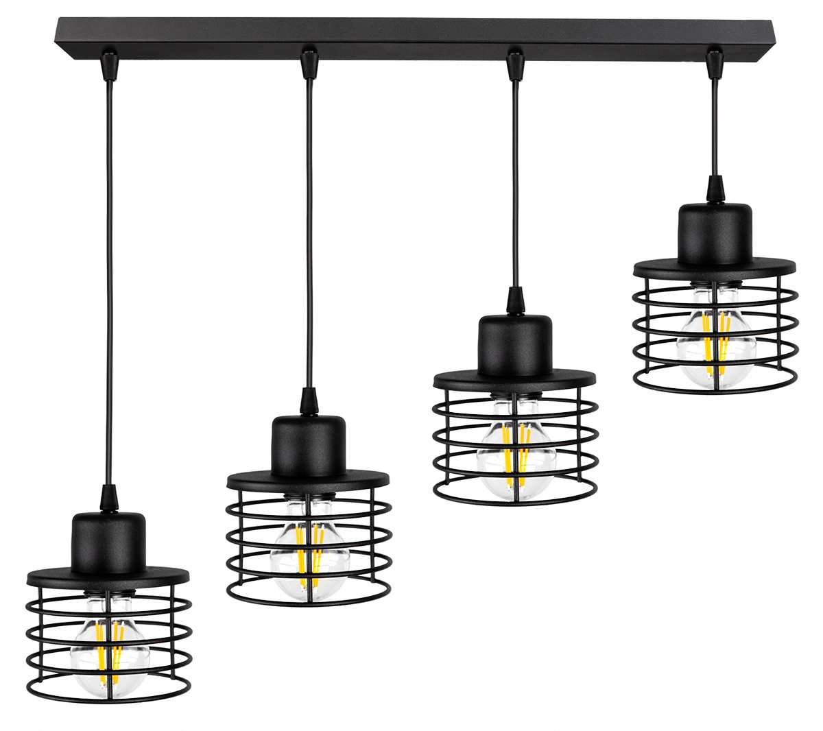 

Lampa Sufitowa Plafon Żyrandol Edison Loft Led