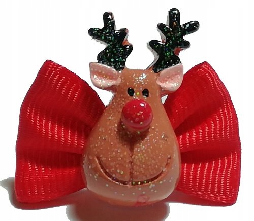 

Wyjątkowe Świąteczne Kokardki Renifer Rudolf Spink