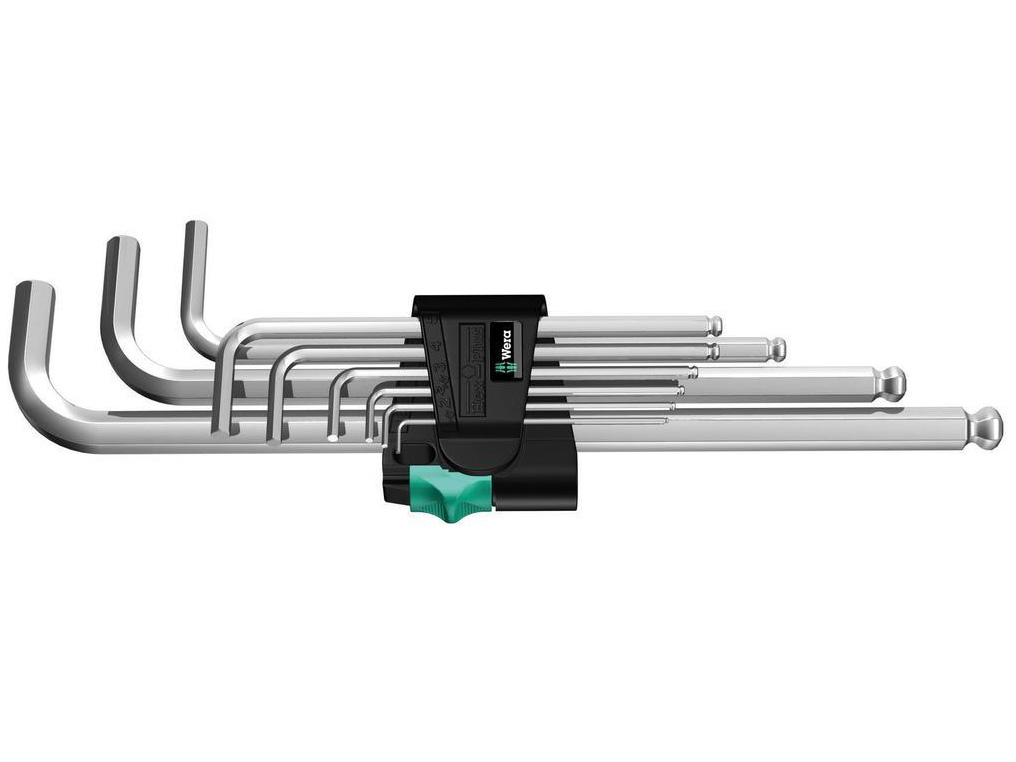 Klucze imbusowe chromowane długie Wera 950L/9SM